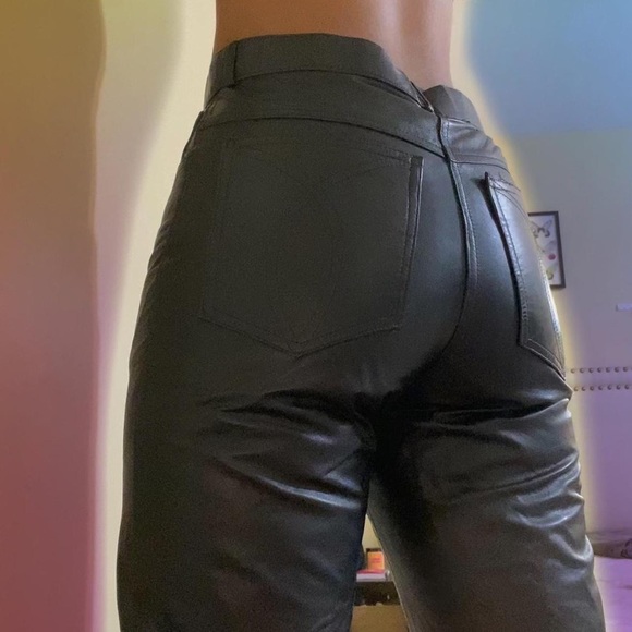 J. PARK Collection Genuine Leather Pants ☆ - Picture 3 of 4